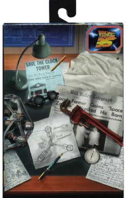 Back To The Future Neca Ultimate Doc Brown Action Figure<TV & Movie Pop Culture Clearance