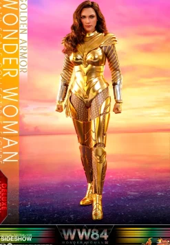 Hot Toys Deluxe Wonder Woman 84 Golden Armor 1:6 Scale Action Figure MMS578<DC Best
