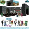 Mezco Batman 1966 5 Points Deluxe Box Set Action Figure<DC Best