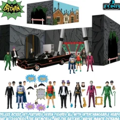 Mezco Batman 1966 5 Points Deluxe Box Set Action Figure<DC Best