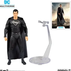 Multiverse McFarlane Justice League Zack Snyder Black Suit Superman Action Figure<DC New