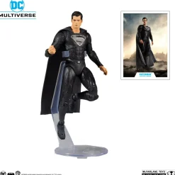 Multiverse McFarlane Justice League Zack Snyder Black Suit Superman Action Figure<DC New