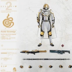Destiny 2 ThreeZero Hunter Sovereign Calus Selected Shader 1:6 Scale Action Figure<Gaming Hot