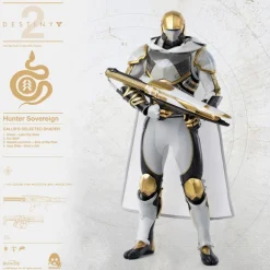 Destiny 2 ThreeZero Hunter Sovereign Calus Selected Shader 1:6 Scale Action Figure<Gaming Hot