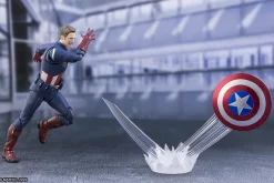 Bandai SH Figuarts Avengers Endgame Captain America Cap vs Cap Action Figure<Marvel Clearance