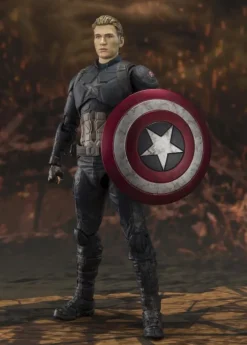 Bandai SH Figuarts Avengers End Game Final Battle Captain America Action Figure<Marvel Outlet