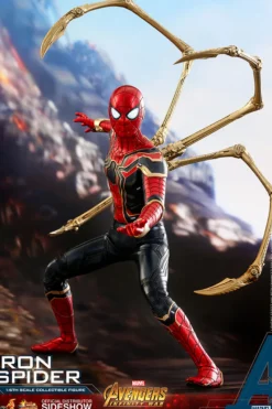 Hot Toys Infinity War Spider-Man Iron Spider 1:6 Scale Action Figure MMS482<Marvel Discount