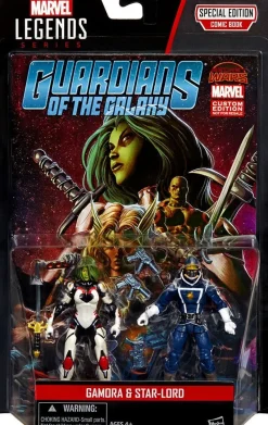 Legends Infinite Comic Book Series Gamora & Star-Lord Action Figure 2-Pack<Marvel Sale