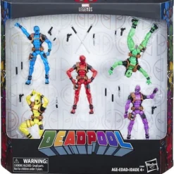 Legends Infinite Deadpool Rainbow Squad Action Figure 5-Pack<Marvel Fashion