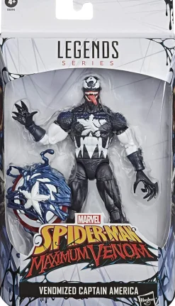 Legends Venomized Captain America Action Figure<Marvel Discount