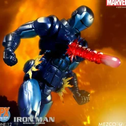 Mezco PX Exclusive Iron Man Stealth Armour One:12 Scale Action Figure<Marvel Fashion