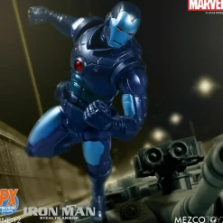 Mezco PX Exclusive Iron Man Stealth Armour One:12 Scale Action Figure<Marvel Fashion