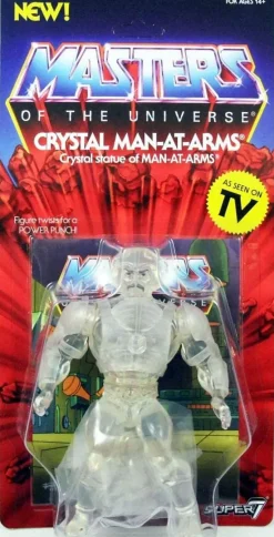Masters Of The Universe Vintage Crystal Man-At-Arms Action Figure<TV & Movie Pop Culture Outlet