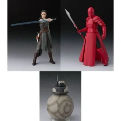 Bandai SH Figuarts Exclsuve Last Jedi Rey & Elite Praetorian Guard & BB-4 Action Figure Set Sealed<Star Wars Online