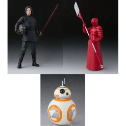 Bandai SH Figuarts Exclsuve Last Jedi Kylo Ren & Elite Praetorian Guard & BB-8 Action Figure Set Sealed<Star Wars Clearance