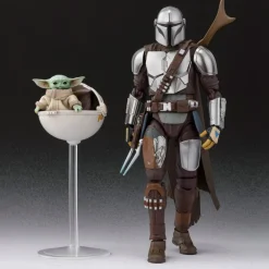 Bandai SH Figuarts The Mandalorian Beskar Armor & The Child Action Figure<Star Wars Online
