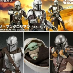 Bandai SH Figuarts The Mandalorian Beskar Armor & The Child Action Figure<Star Wars Online