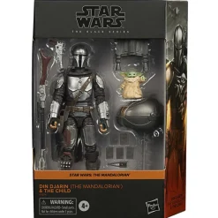 Black Series Deluxe Din Djarin Mandalorian Action Figure<Star Wars Online