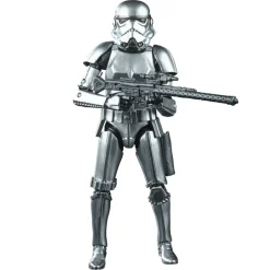 Black Series 40th Anniversary Empire Strikes Back Exclusive Carbonized Stormtrooper Action Figure<Star Wars New