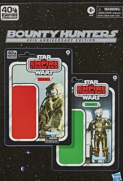 Black Series 40th Anniversary Empire Strikes Back Exclusive 4-Lom & Zuckuss Action Figure<Star Wars Outlet