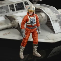 Black Series 40th Anniversary Empire Strikes Back Snowspeeder Vehicle w/ Dak Raltar Action Figure<Star Wars Clearance