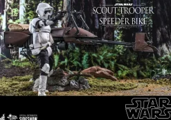 Hot Toys Return Of The Jedi Scout Trooper & Speeder Bike 1:6 Scale Action Figure MMS612<Star Wars New