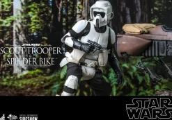 Hot Toys Return Of The Jedi Scout Trooper & Speeder Bike 1:6 Scale Action Figure MMS612<Star Wars New