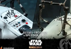 Hot Toys The Mandalorian Scout Trooper & Speeder Bike 1:6 Scale Action Figure TMS017<Star Wars Hot