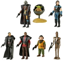 The Retro Collection The Mandalorian Wave 1 Action Figure Set Of 7<Star Wars Best