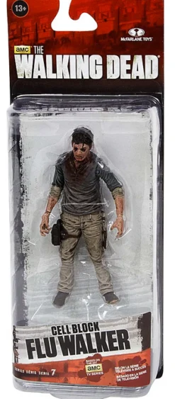 The Walking Dead Tv Series 7.5 Action Figure Flu Walker Cell Block<TV & Movie Pop Culture Outlet