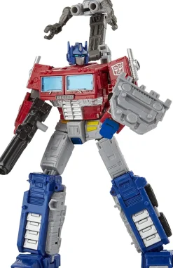 Earthrise War For Cybertron Leader Optimus Prime w/ Trailer Action Figure<Transformers Sale