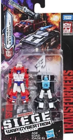 Siege War For Cybertron Micromaster Red Heat & Stakeout Action Figure<Transformers New