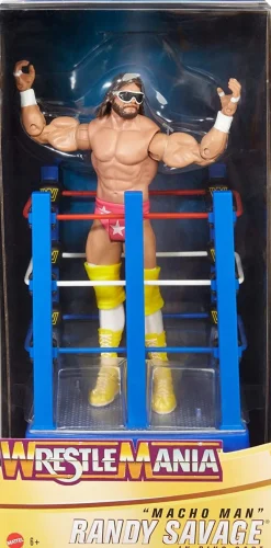 Elite Wrestlemania Moments Macho Man Randy Savage Action Figure<WWE Wrestling Online